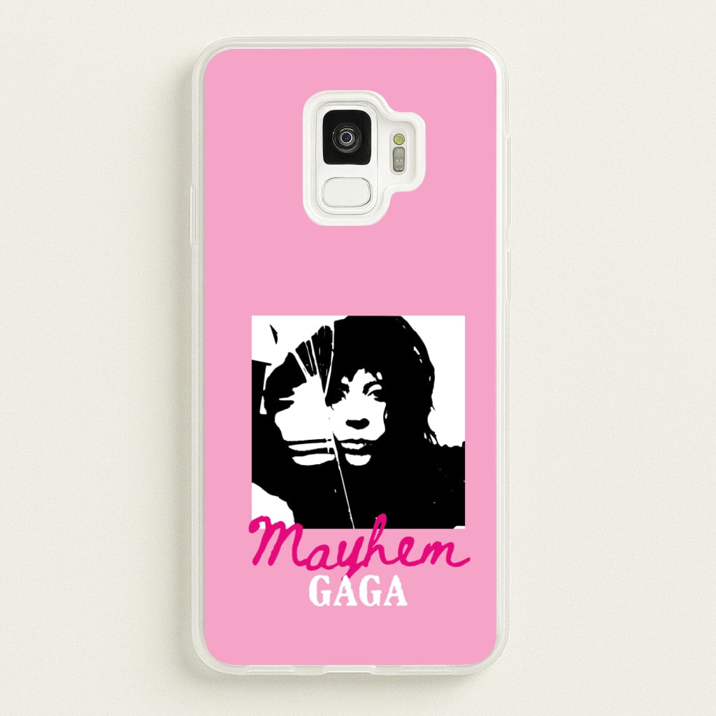 Pink Mayhem Gaga - Lady Gaga Phone Case for Galaxy S9