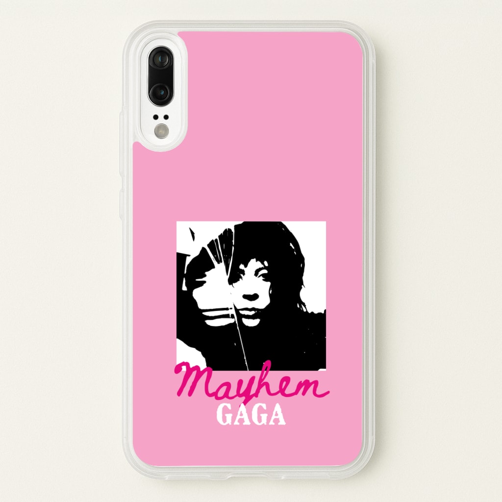 Pink Mayhem Gaga - Lady Gaga Phone Case for Huawei P20