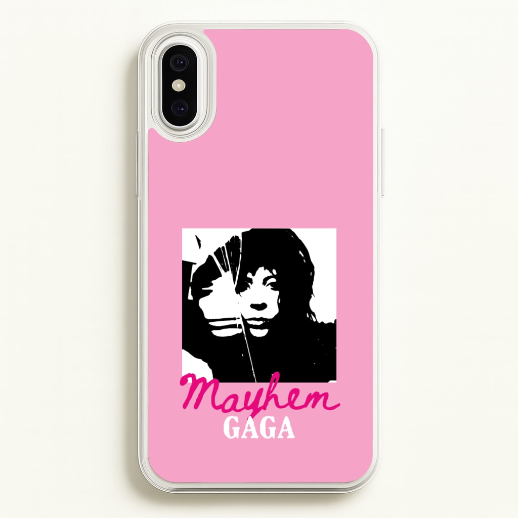 Pink Mayhem Gaga - Lady Gaga Phone Case for iPhone XS Max