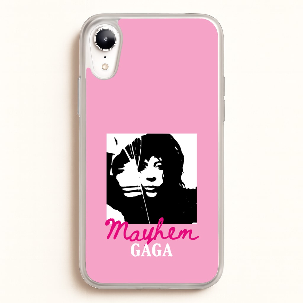 Pink Mayhem Gaga - Lady Gaga Phone Case for iPhone XR