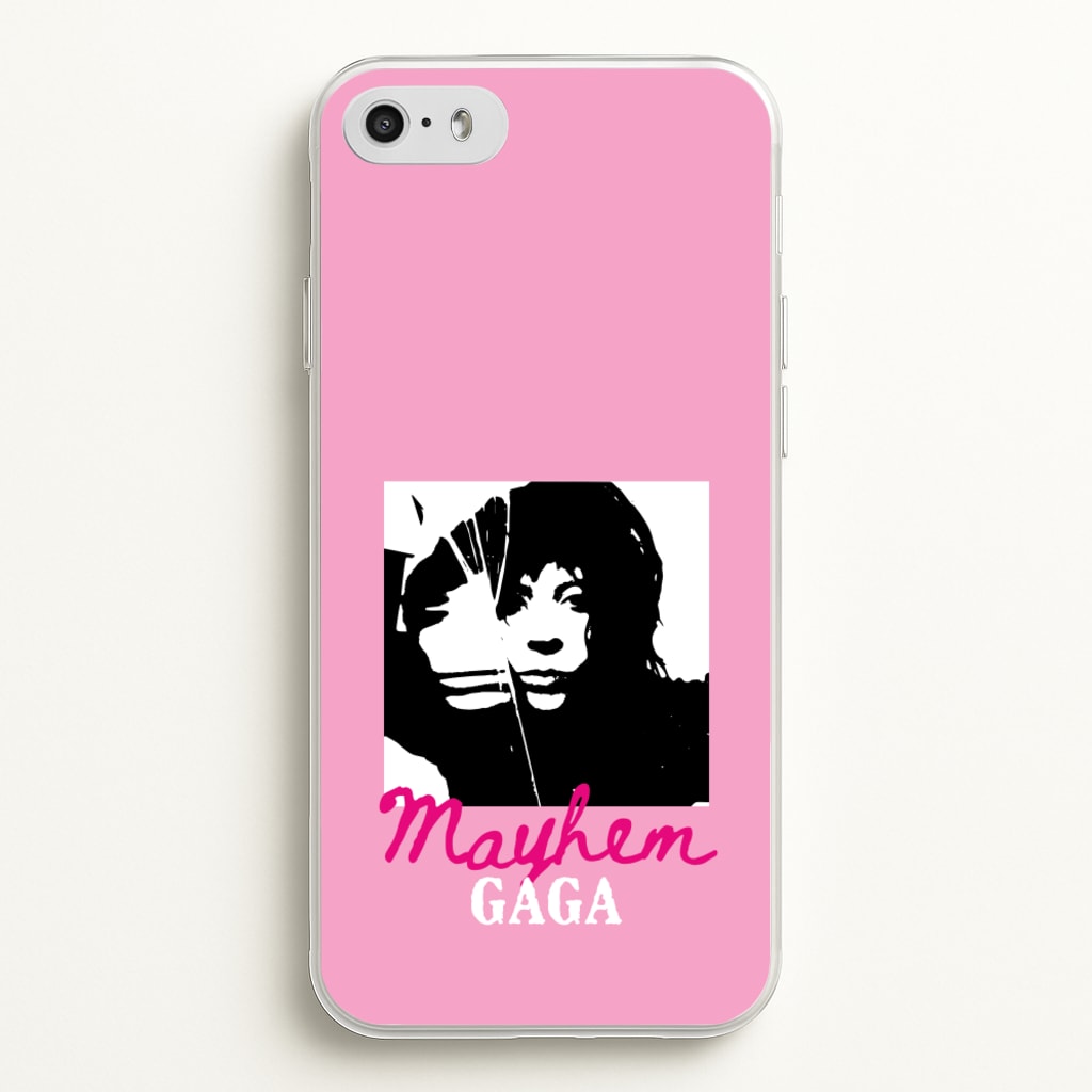 Pink Mayhem Gaga - Lady Gaga Phone Case for iPhone 5 / 5s / SE 2016