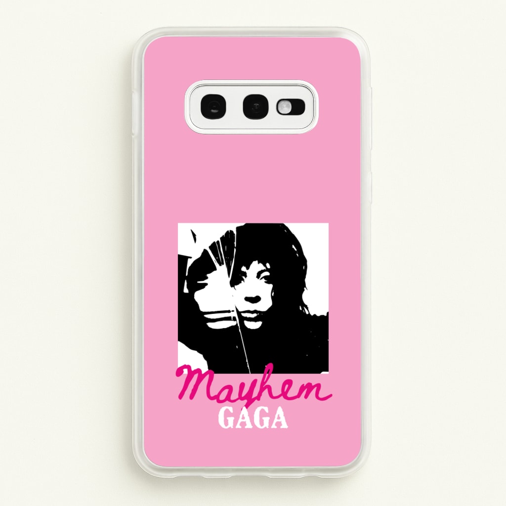 Pink Mayhem Gaga - Lady Gaga Phone Case for Galaxy S10e