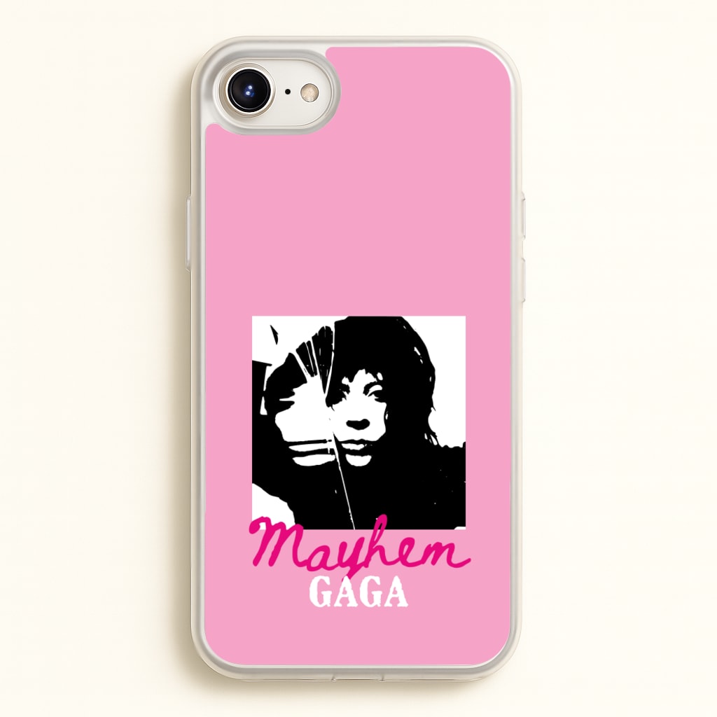 Pink Mayhem Gaga - Lady Gaga Phone Case for iPhone 6 Plus / 7 Plus / 8 Plus
