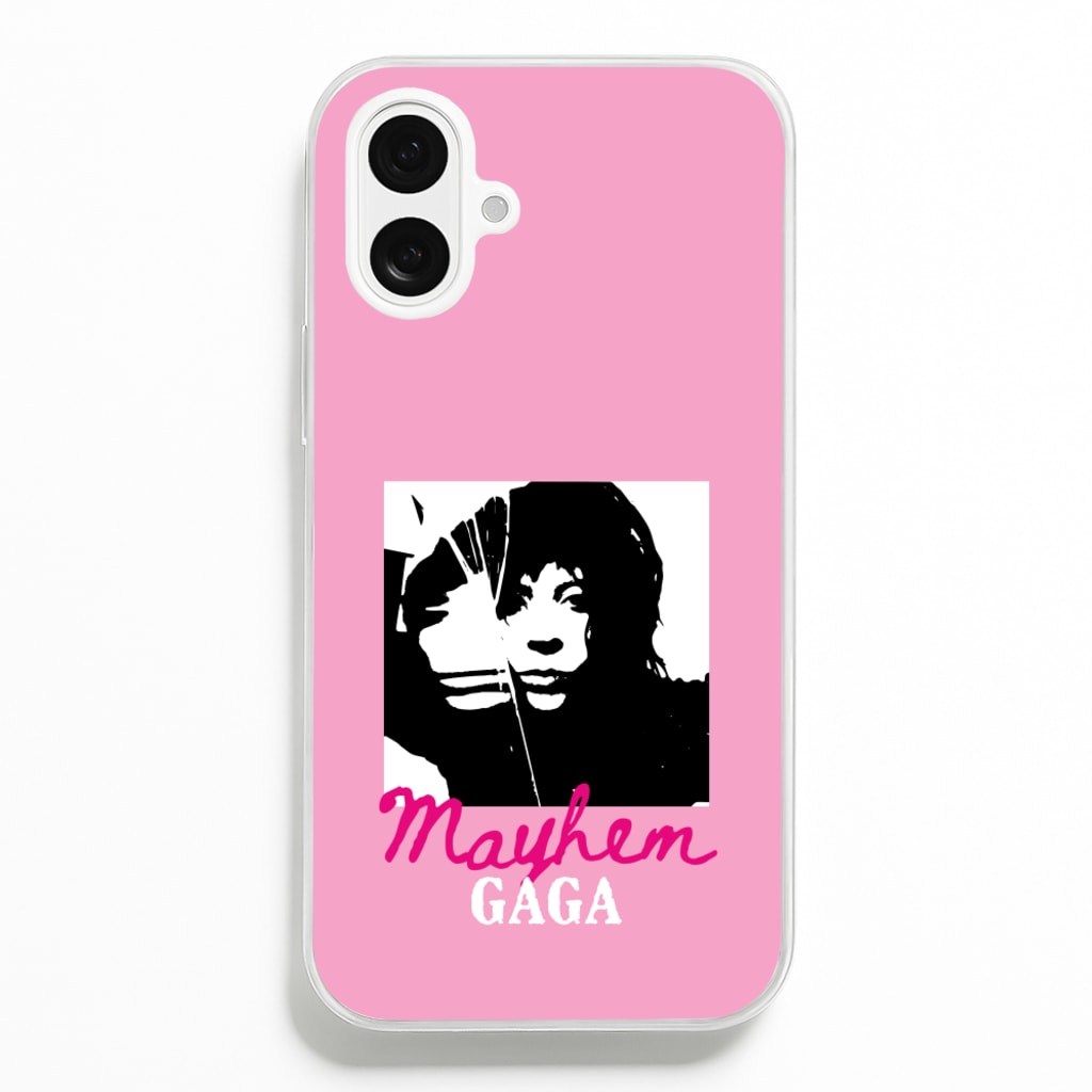 Pink Mayhem Gaga - Lady Gaga Phone Case for iPhone 16 Plus