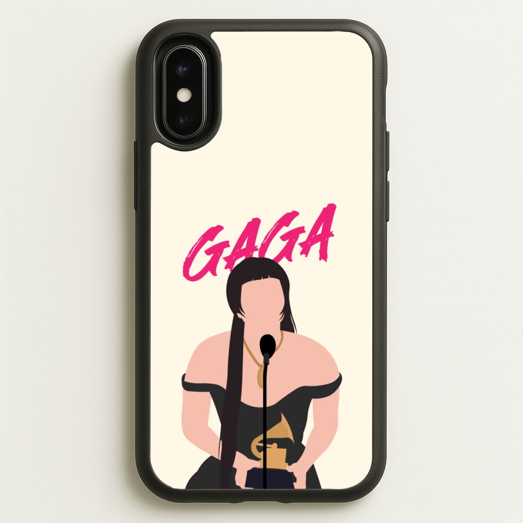 Gaga Award - Lady Gaga Phone Case for iPhone X / XS