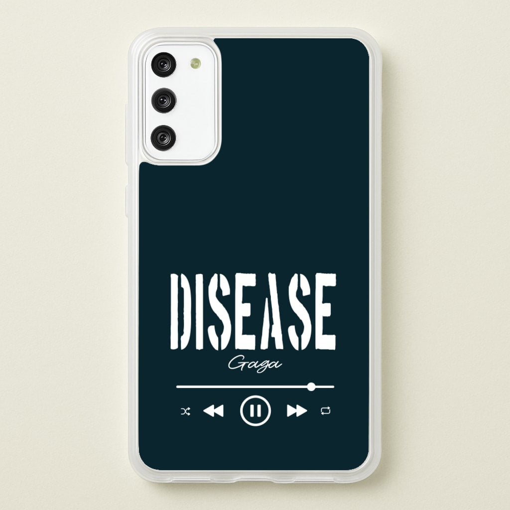 Gaga Disease Track - Lady Gaga Phone Case for Galaxy S20