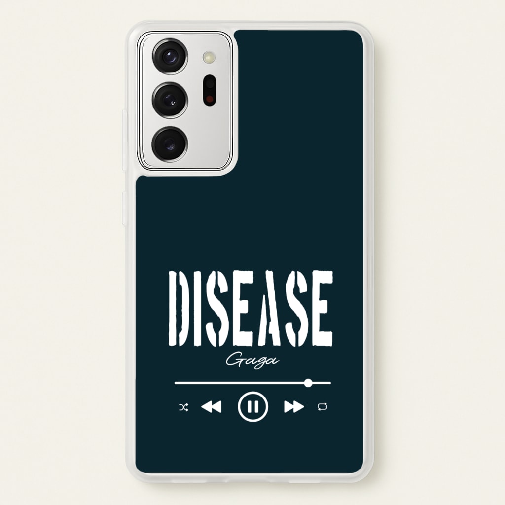 Gaga Disease Track - Lady Gaga Phone Case for Galaxy Note 20 Ultra