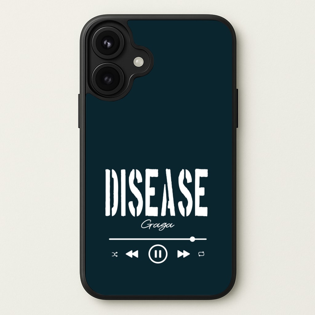 Gaga Disease Track Phone Case for iPhone 17