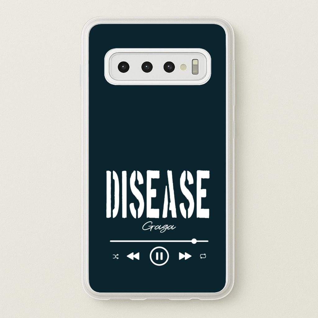 Gaga Disease Track - Lady Gaga Phone Case for Galaxy S10