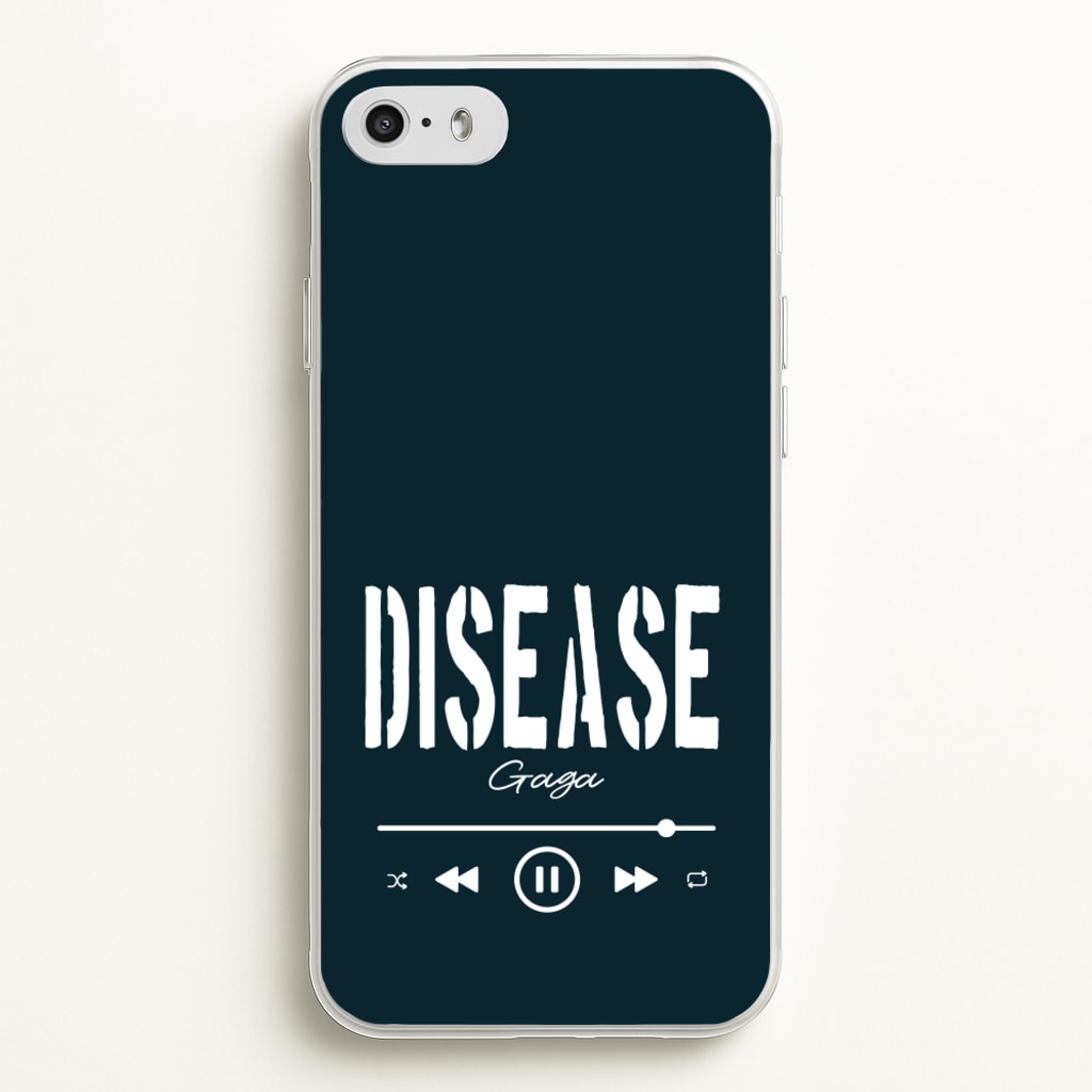 Gaga Disease Track - Lady Gaga Phone Case for iPhone 5 / 5s / SE 2016