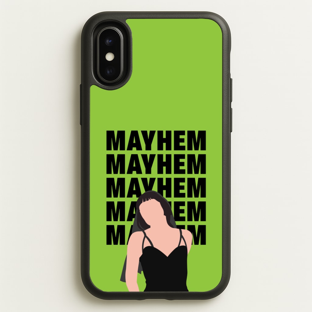 Neon Green Mayhem - Lady Gaga Phone Case for iPhone X / XS