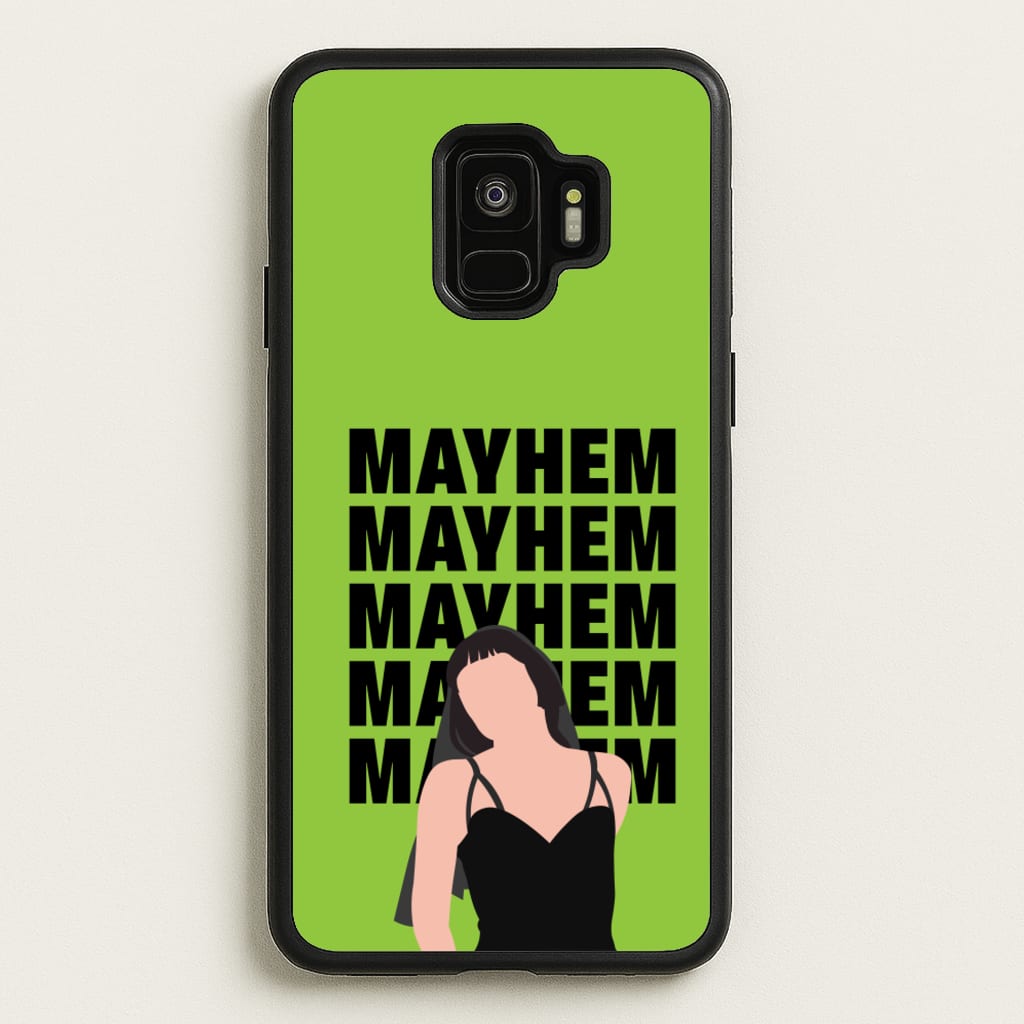 Neon Green Mayhem - Lady Gaga Phone Case for Galaxy S9