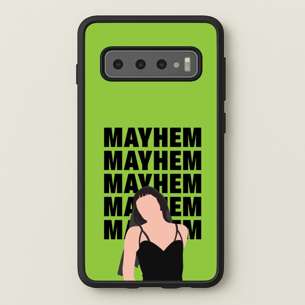 Neon Green Mayhem - Lady Gaga Phone Case for Galaxy S10