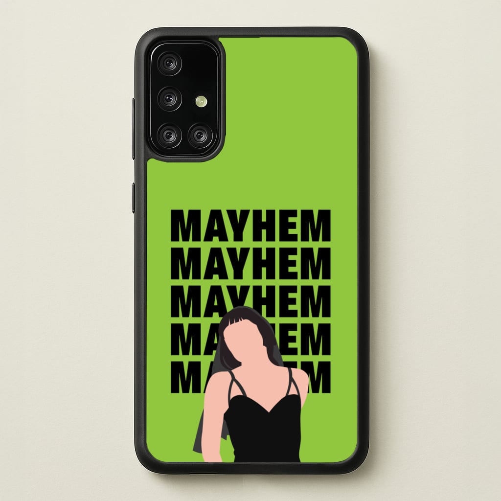 Neon Green Mayhem - Lady Gaga Phone Case for Galaxy A71