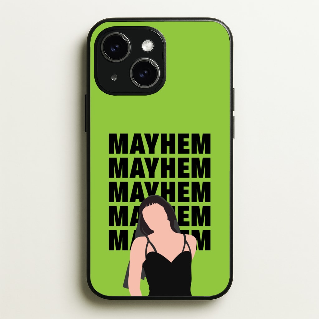 Neon Green Mayhem - Lady Gaga Phone Case for iPhone 15 Plus