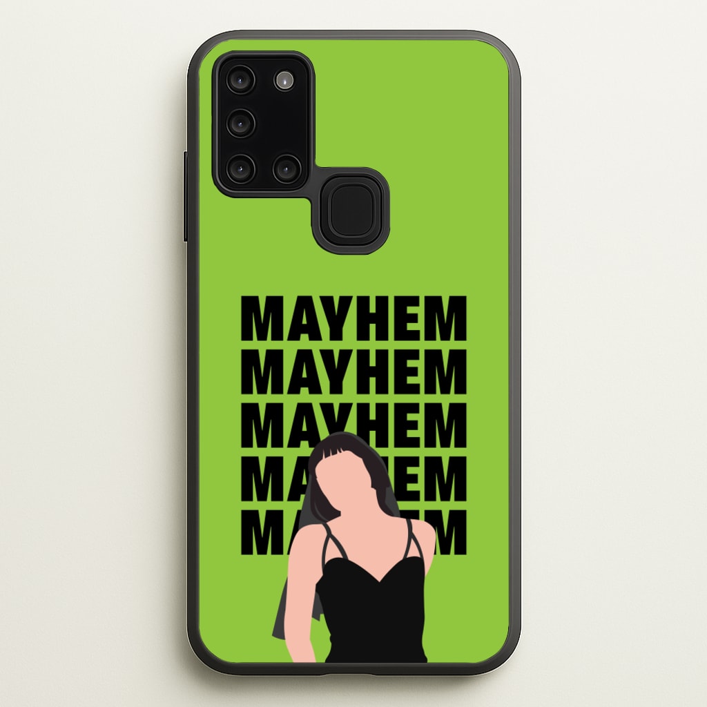 Neon Green Mayhem - Lady Gaga Phone Case for Galaxy A21s