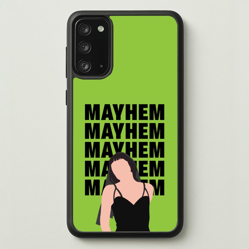 Neon Green Mayhem - Lady Gaga Phone Case for Galaxy Note 20