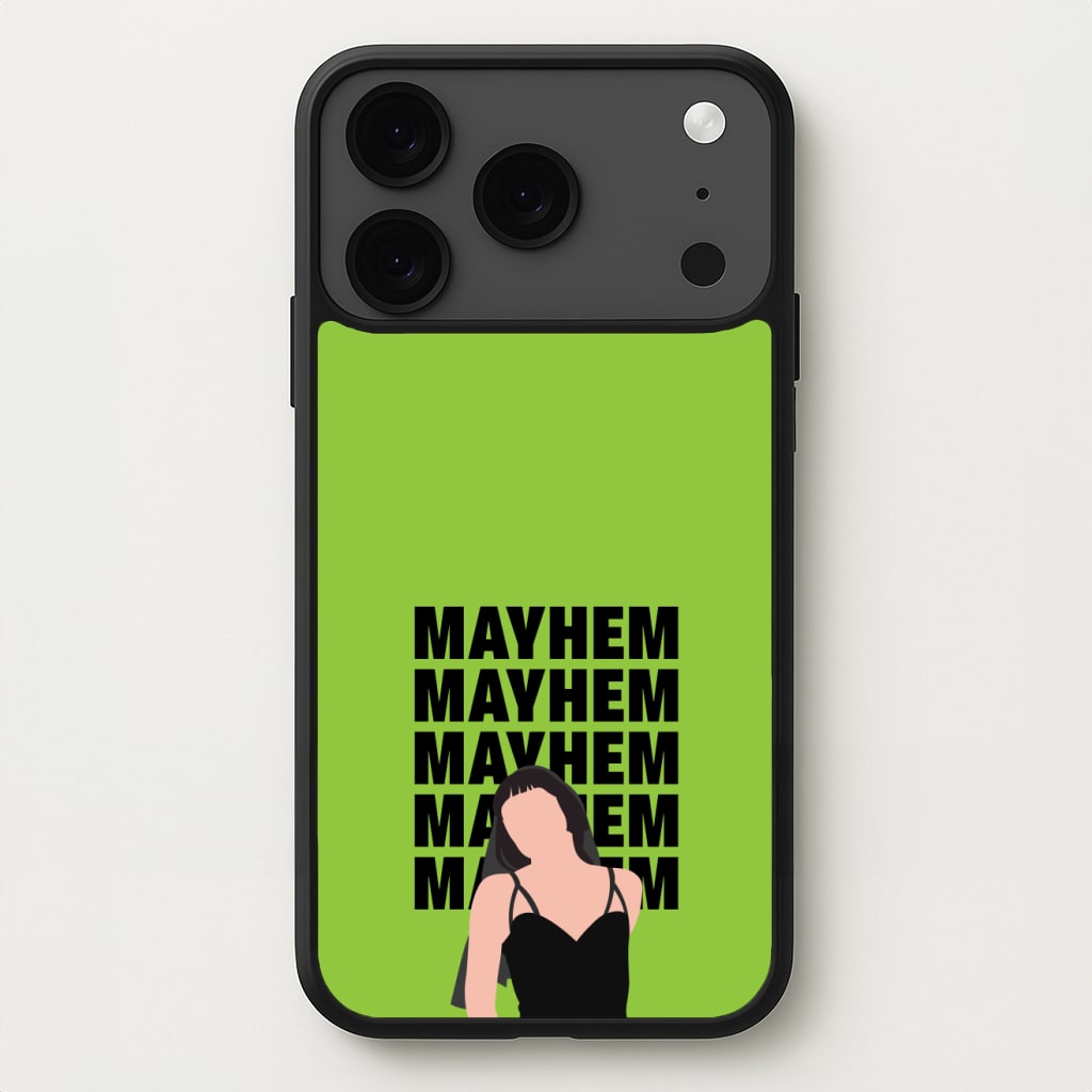 Neon Green Mayhem Phone Case for iPhone 17 Pro Max