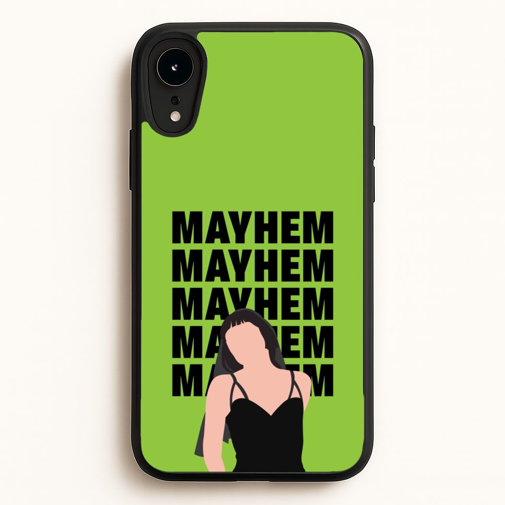 Neon Green Mayhem - Lady Gaga Phone Case for iPhone XR