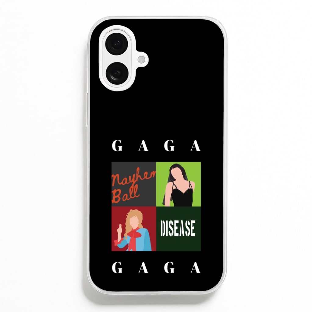 Gaga Collage - Lady Gaga Phone Case for iPhone 16 Plus