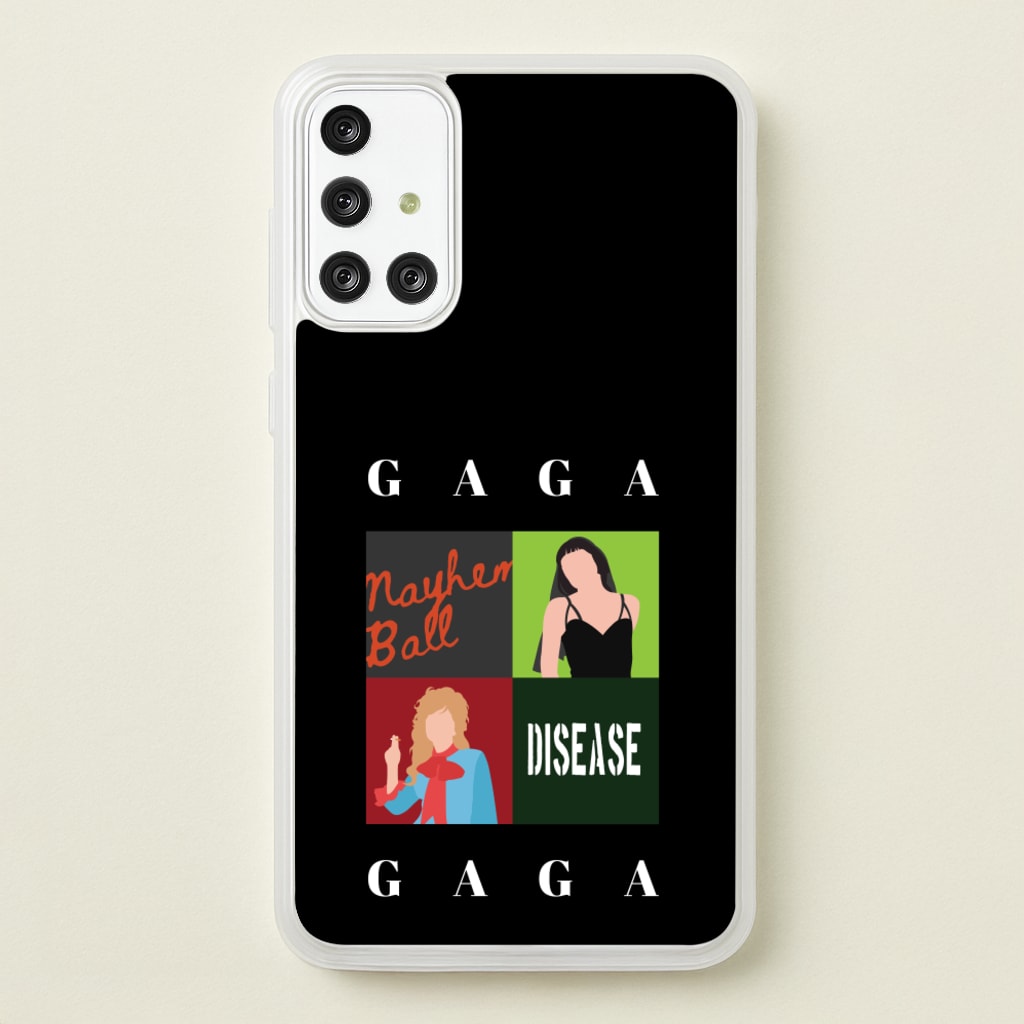 Gaga Collage - Lady Gaga Phone Case for Galaxy A71