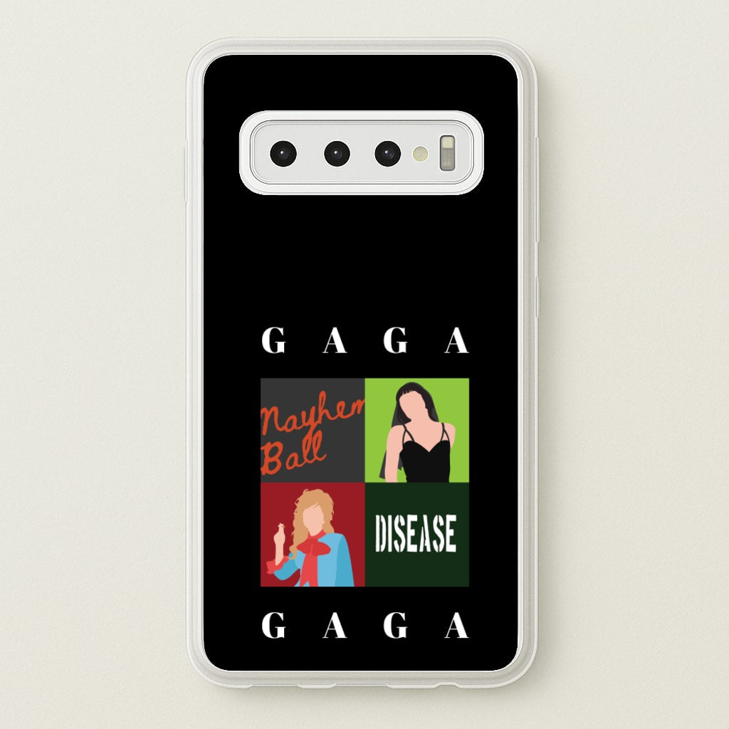 Gaga Collage - Lady Gaga Phone Case for Galaxy S10 Plus