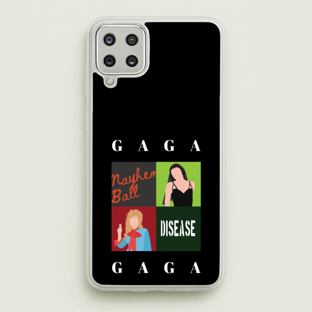 Gaga Collage - Lady Gaga Phone Case for Galaxy A12