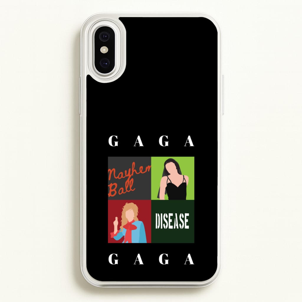Gaga Collage - Lady Gaga Phone Case for iPhone XS Max