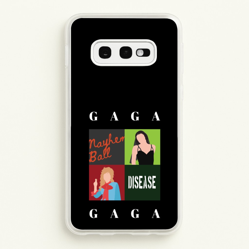 Gaga Collage - Lady Gaga Phone Case for Galaxy S10e