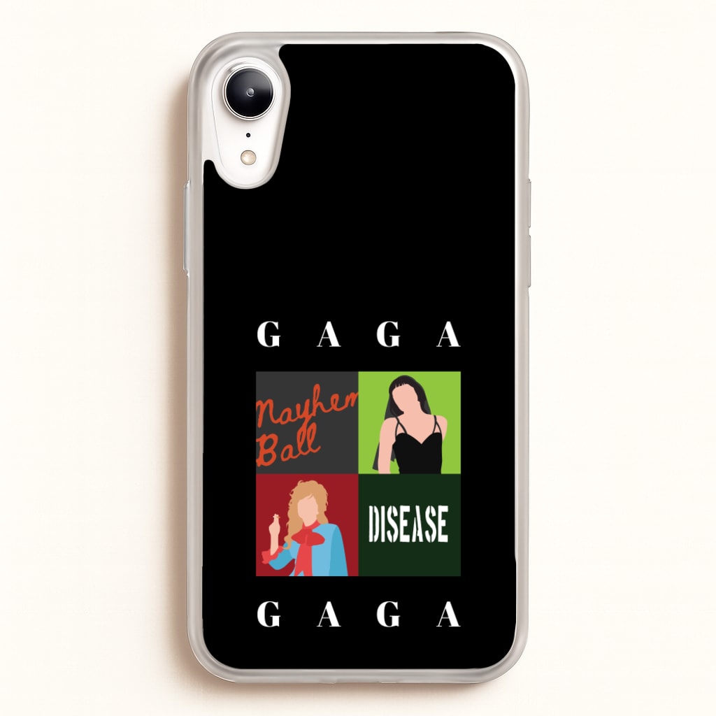 Gaga Collage - Lady Gaga Phone Case for iPhone XR
