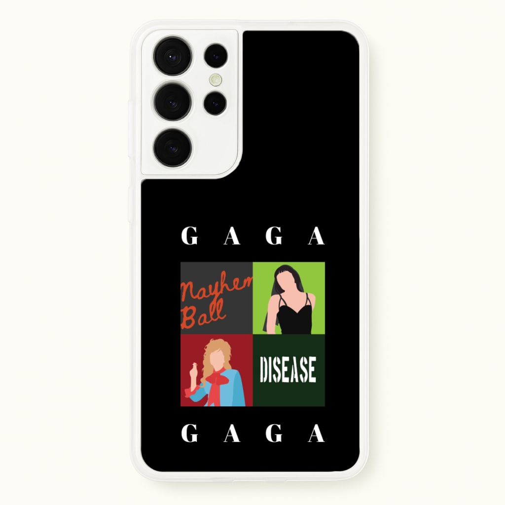 Gaga Collage - Lady Gaga Phone Case for Galaxy S21 Ultra