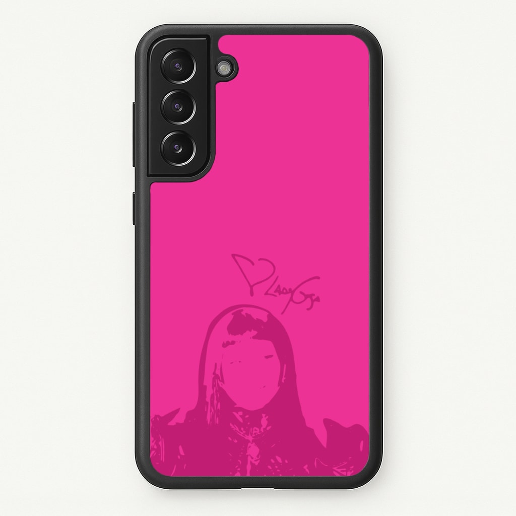 Pink Gaga Silhouette - Lady Gaga Phone Case for Galaxy S21
