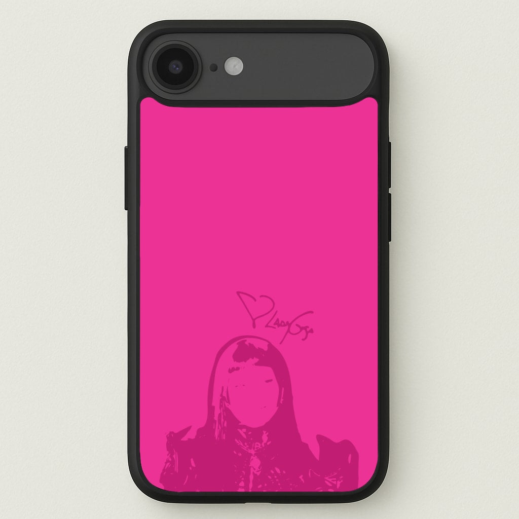 Pink Gaga Silhouette Phone Case for iPhone 17 Air