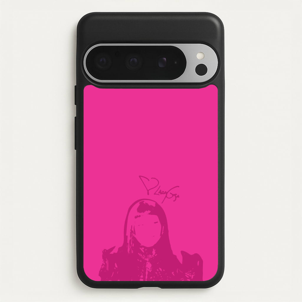 Pink Gaga Silhouette - Lady Gaga Phone Case for Google Pixel 9 Pro XL