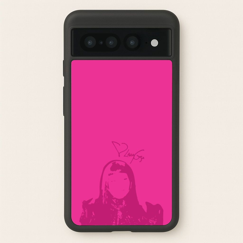 Pink Gaga Silhouette - Lady Gaga Phone Case for Google Pixel 7 Pro