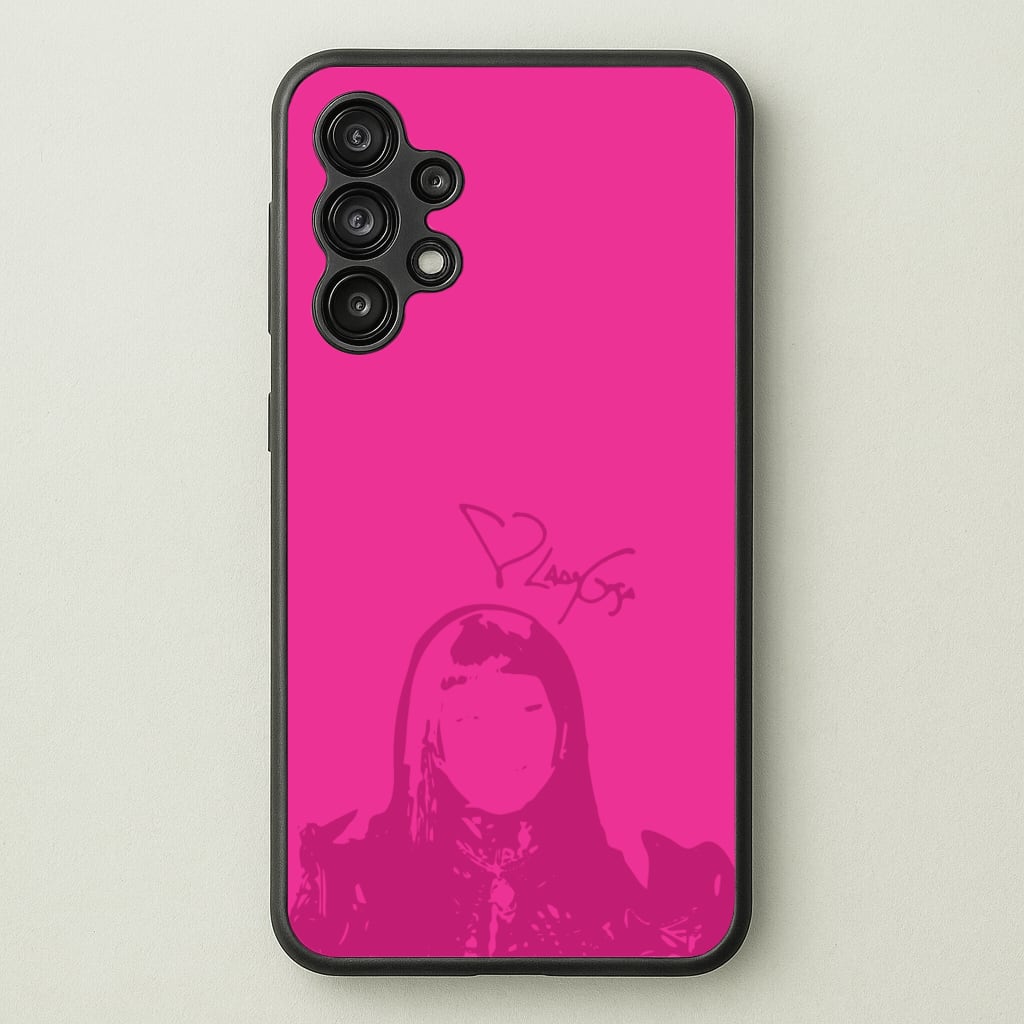 Pink Gaga Silhouette - Lady Gaga Phone Case for Galaxy A13