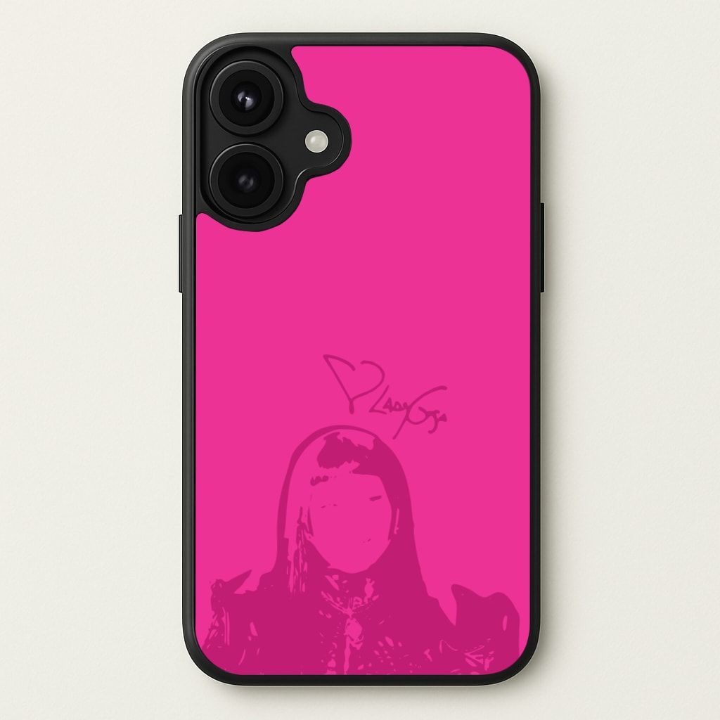 Pink Gaga Silhouette Phone Case for iPhone 17