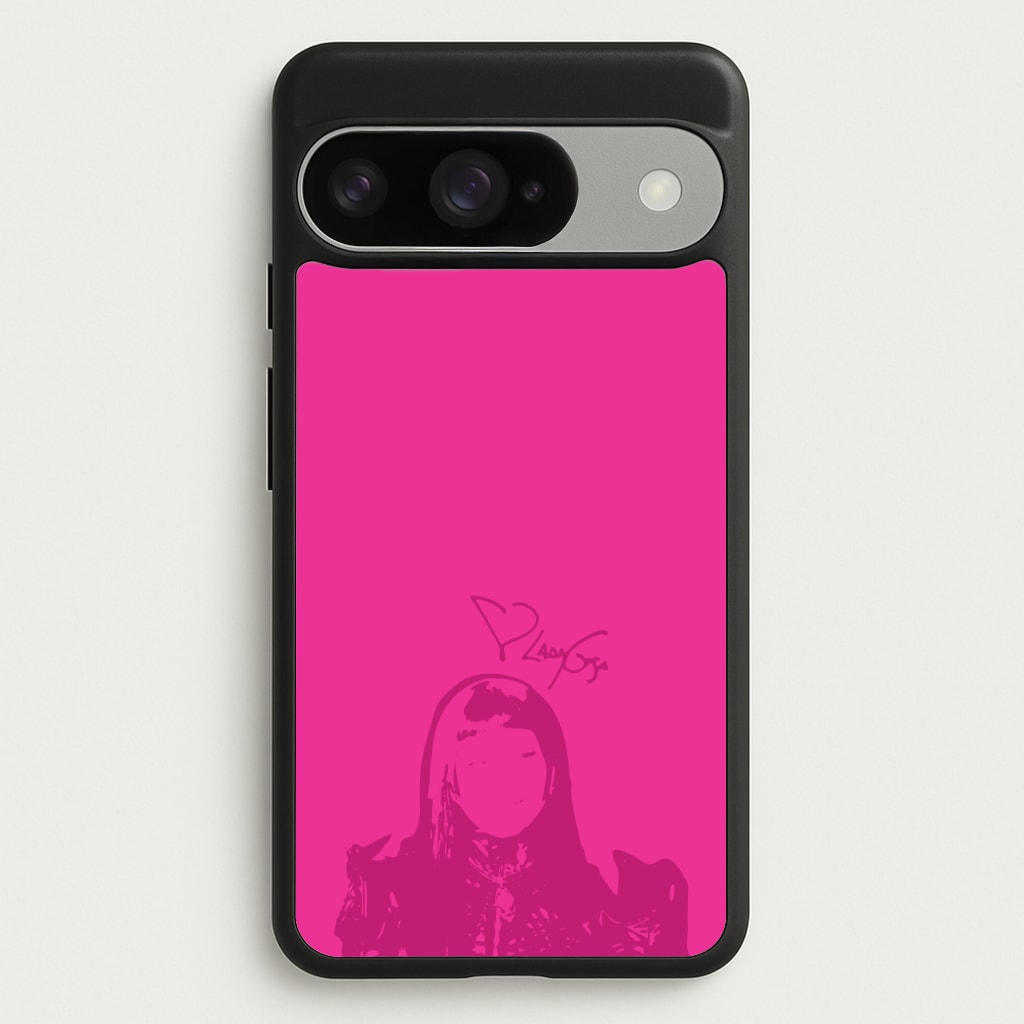 Pink Gaga Silhouette Phone Case for Google Pixel 10 / 10 Pro