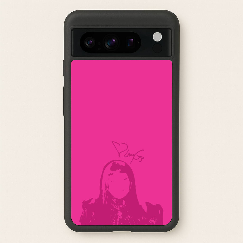 Pink Gaga Silhouette - Lady Gaga Phone Case for Google Pixel 8 Pro