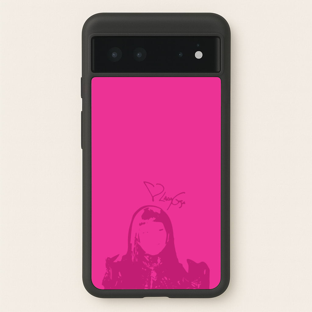 Pink Gaga Silhouette - Lady Gaga Phone Case for Google Pixel 6
