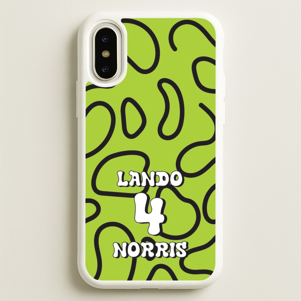 Lando 4 - F1 Phone Case for iPhone X / XS