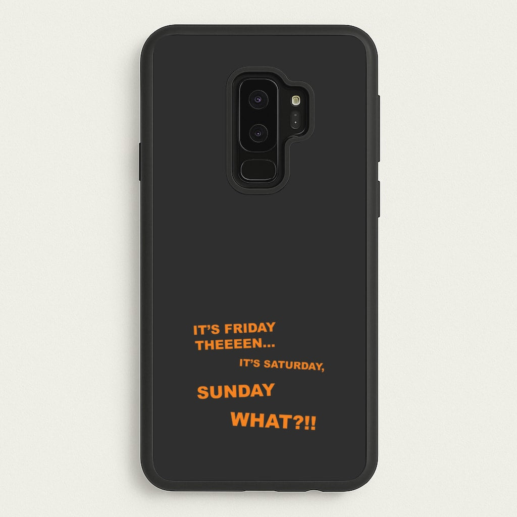 It's Friday Theeeen - F1 Phone Case for Galaxy S9 Plus