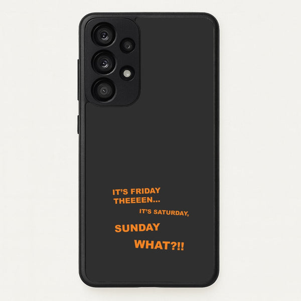 It's Friday Theeeen - F1 Phone Case for Galaxy A33