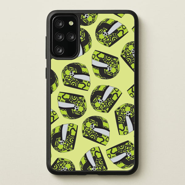 Lando Helmet Pattern - F1 Phone Case for Galaxy S20 Plus