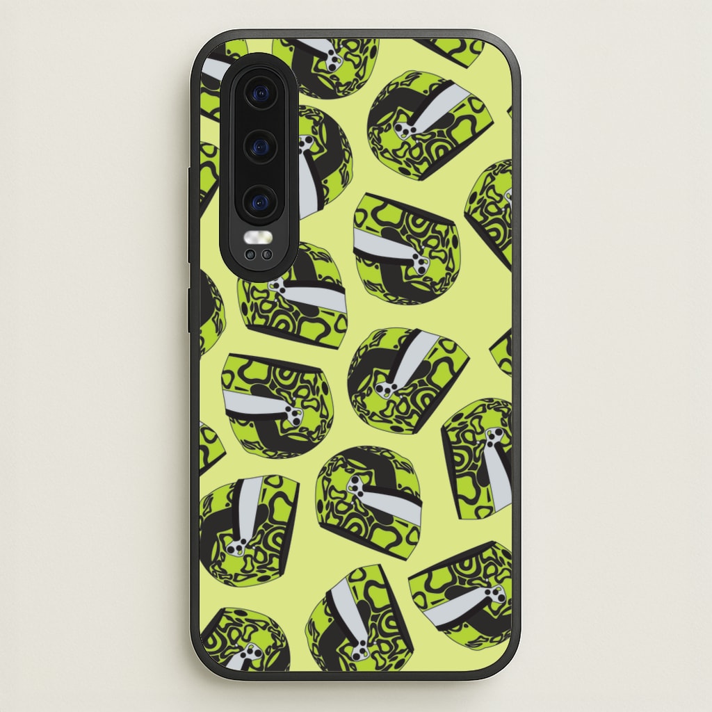 Lando Helmet Pattern - F1 Phone Case for Huawei P30