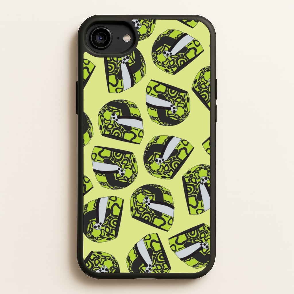 Lando Helmet Pattern - F1 Phone Case for iPhone 6 / 7 / 8 / SE