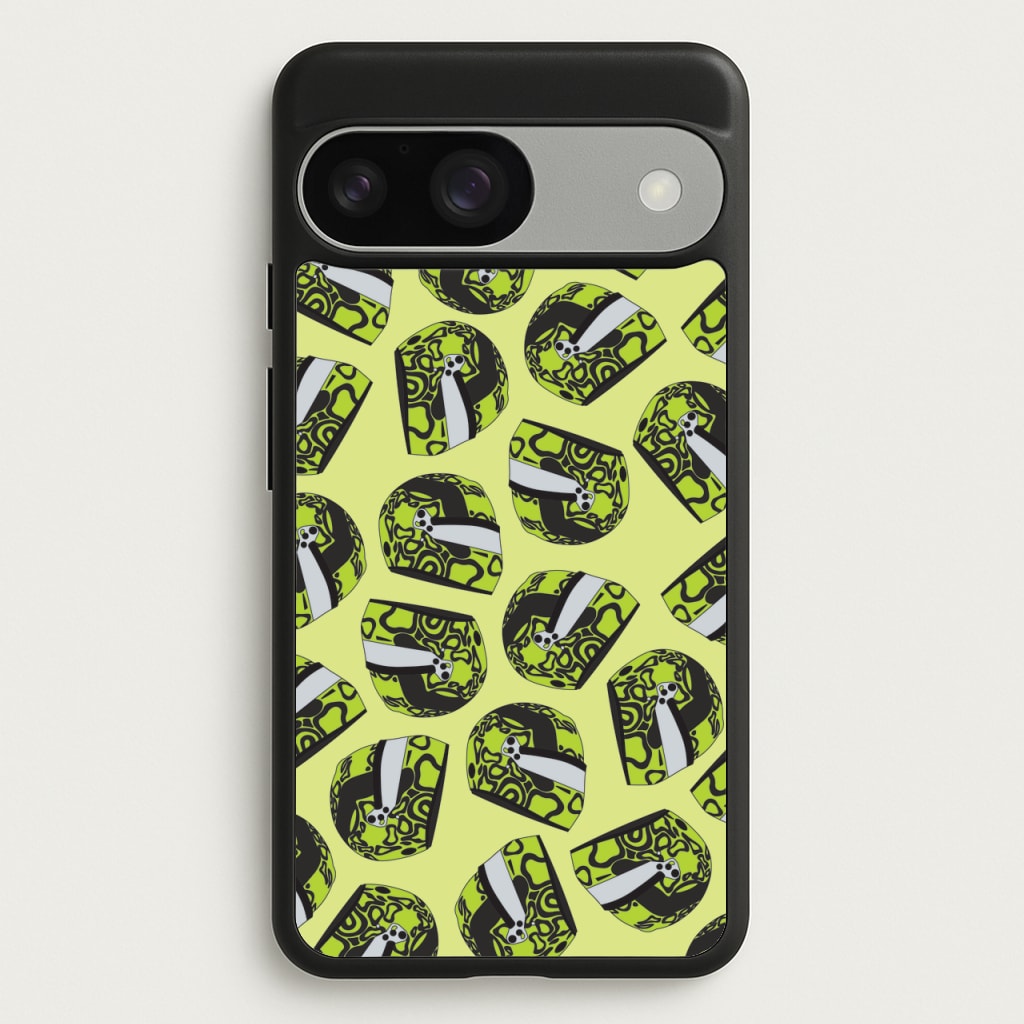 Lando Helmet Pattern  - F1 Phone Case for Google Pixel 9 / 9 Pro