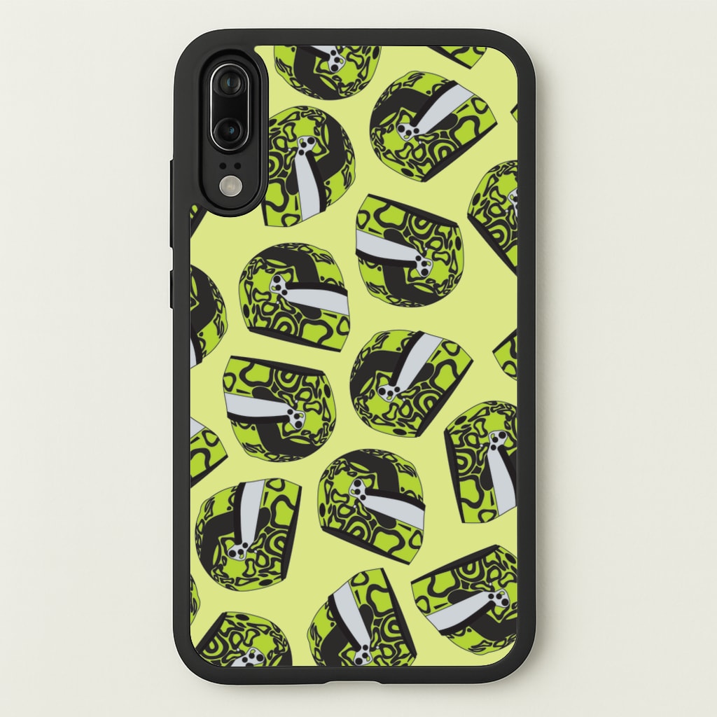 Lando Helmet Pattern - F1 Phone Case for Huawei P20