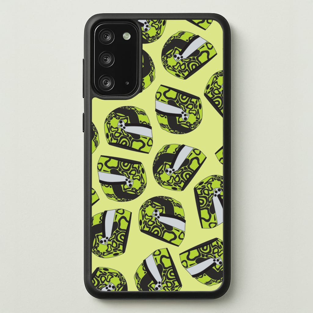Lando Helmet Pattern - F1 Phone Case for Galaxy Note 20