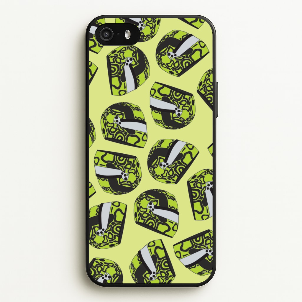 Lando Helmet Pattern - F1 Phone Case for iPhone 5 / 5s / SE 2016